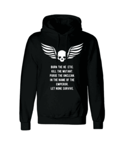 For the Emperor Warhammer 40000 Inspired Hoodie