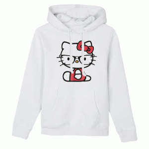 Hallo Kitty Nerd Glasses Hoodie