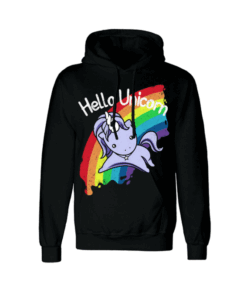 Hello Unicorn Hoodie