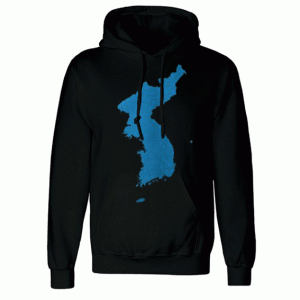 Korean Peninsula Map Hoodie