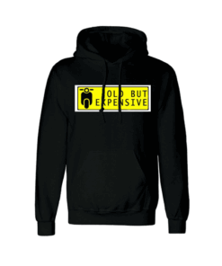 Old But Expensive Black Hoodie