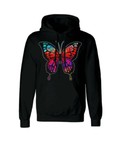 Psychedelic Butterfly Hoodie