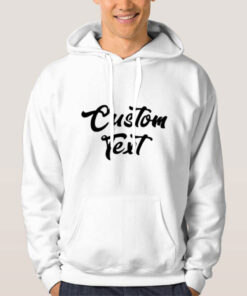Custom Text Hoodie Unisex Adult Size S-3XL