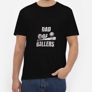 Dad-of-Ballers-T-Shirt-For-Women-And-Men-Size-S-3XL