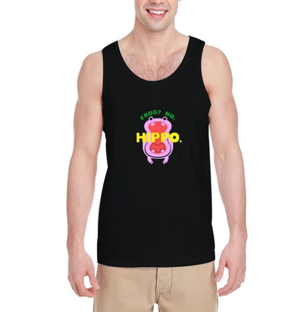 Frog-No-Hippo-Tank-Top-For-Women-And-Men-Size-S-3XL
