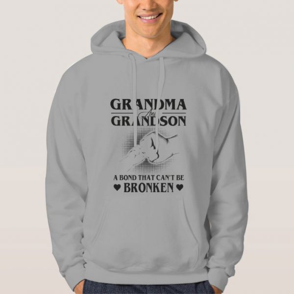 Grandma-And-Grandson-a-Bond-That-Cant-Be-Broken-Hoodie-Unixed-Aduld-Size-S-3XL