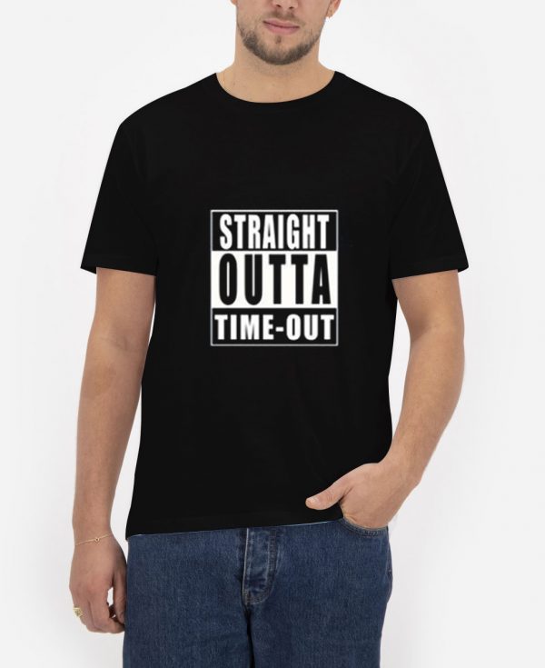 Straight-Outta-Timeout-T-Shirt-For-Women-And-Men-Size-S-3XL