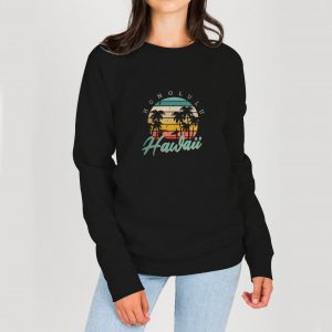 Honolulu-Hawaii-Sweatshirt-Black