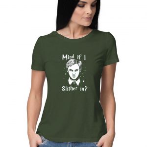 Mind If I Slytherin T Shirt Forest Green