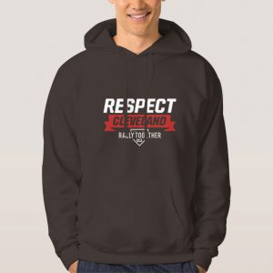 Respect Cleveland Hoodie Chocolate
