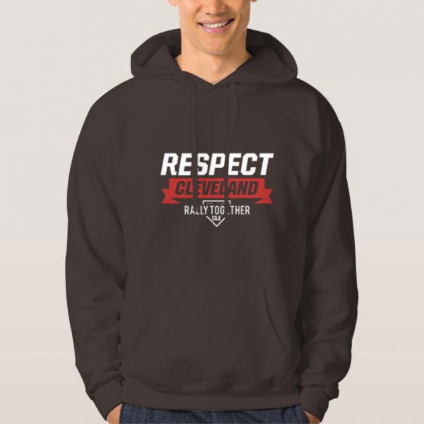 Respect Cleveland Hoodie Chocolate
