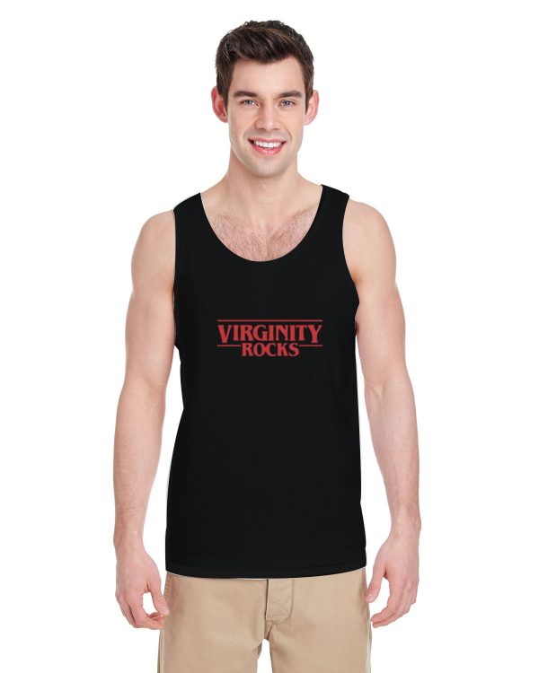 Virginity Rocks Tank Top Black