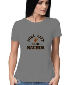 Will-Lift-For-Nachos-T-Shirt-Draktgray