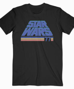 Star Wars Classic Retro Slanted Logo Striped ’77